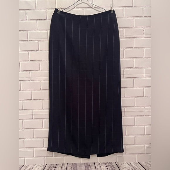 SANDRA KING women black pencil skirt/size 12 - Picture 3 of 4